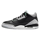 Nike Air Jordan 3 Retro Black/Green Glow Wolf-Grey (CT8532 031), Negro/Verde Brillante Lobo Gris, 47 EU