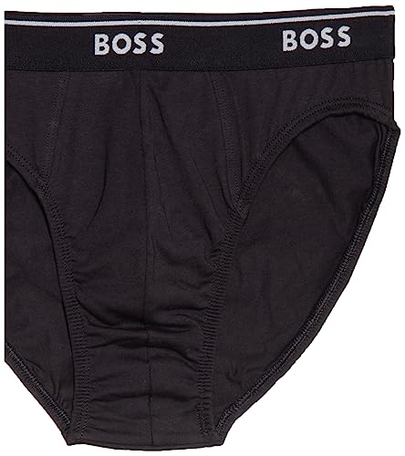 Boss Mens 3P Us Co 10145963 01 Briefs, Black, Medium Us #TOP2