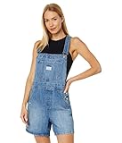 Levi's Women's Vintage Shortalls, (New) Medium Indigo Destructed, X-Large