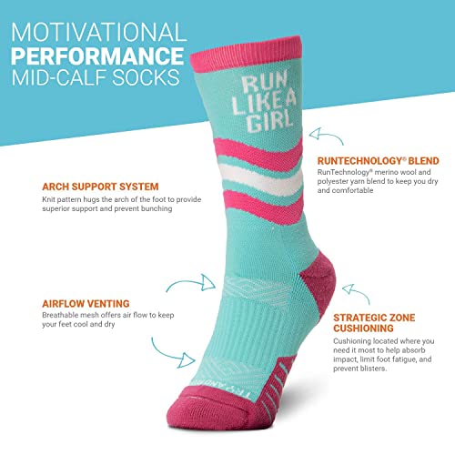 Gone For a Run Inspirational Athletic Running Socks | Mid-Calf | Multiple Designs2