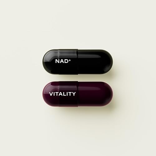 Miniatura 2 de Tally Health Paquete de reparación de ADN longevidad celular, energía y salud mitocondrial con NAD+ (suministro para 30 días, 60 cápsulas) +