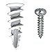 Simpson Strong-Tie SWN08LS-R100 - Nylon Drywall Anchor w/ #8 x 1-1/4" Screws 100ct