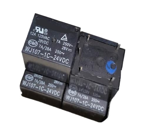 Relé WJ107-1C-24VDC de 5 pines para automatización eficiente T73-1C-24V