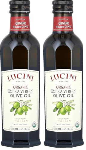 Aceite de oliva extra virgen orgánico Lucini 500 ml pack x2