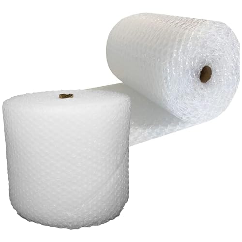 Rolls of Large Bubble Wrap 500mm x 25m or 50m - LARGE Strong Air Bubbles For Picking Packing Moving House (500mm x 50m LARGE)