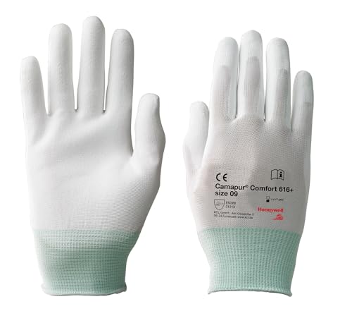 Guantes transpirables Honeywell Camapur Comfort 616+ lavables para un agarre mecánico firme