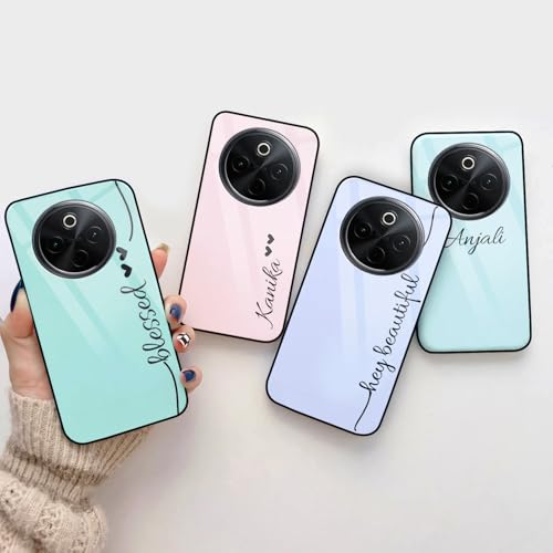 Image of COLORflow Back Cover Compatible with Vivo T4 5G / Y300 Pro 5G / iQOO Z10 5G | Solid Color Customized | Shockproof TPU Bumper with Camera Protection Back Cover