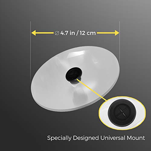Cup Covers Smoking Gun Accessories, Disk lids for Cocktail Smoker - Cold Smoke for Drinks, 4,7 in (12cm), 2 pcs - Thumbnail 7