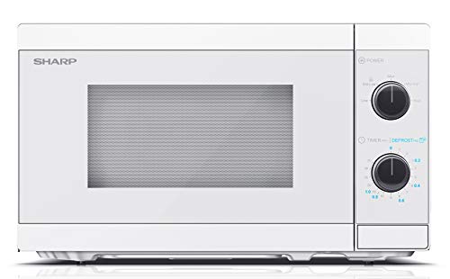 FORNO A MICROONDE SHARP YC-MS01EC WHITE - 20LT 800 WATT DEFROST TIMER BIANCO