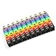 Clip-on String Kabelmarkierung Boxed Plastic Digitale Nummer Wire Label Tube Set Bunte Kabelmarkierung(100PCS KCM-2.5MM)