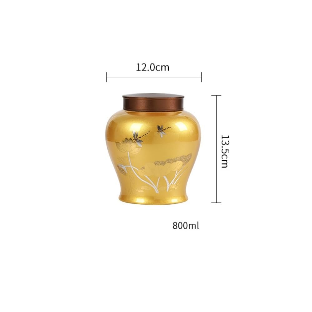 Ceramiczny dzbanek na herbatę Ceramiczny dzbanek do herbaty dwuwarstwowy, pokrywka ze stopu, zamknięty dzbanek, chiński zestaw do herbaty, podwójny dzbanek, zestaw pudełek na prezent Herbata (S,Double
