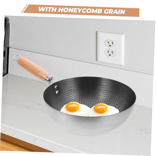 Wok de acero inoxidable STOBAZA sin recubrimiento miniatura 3
