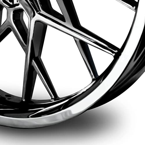 21" 21X3.5 Razor Mag Wheel For Harley Touring Prodigy Style 2008 - Above Models W/ 25Mm Bearings (No Abs) (All Black, Wheel Only) #TOP4