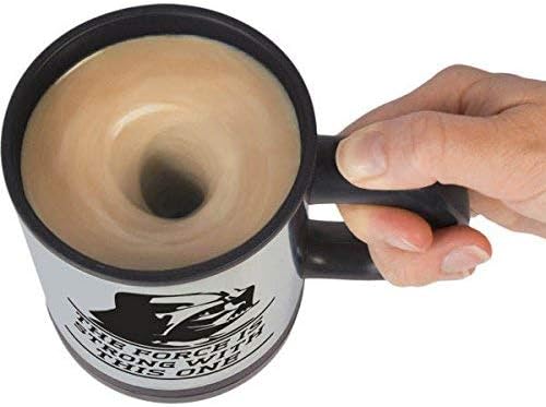 Star Wars Darth Vader 12 oz. Stainless Steel Self Stirring Travel Mug - Mix Your Drink with the Force