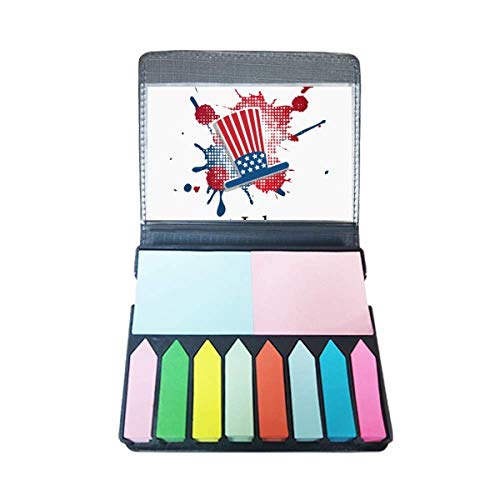Marqueur couleur et note autocollante America 4 Juillet pour bureau
