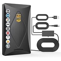 Ohoetoo Long Range Amplified Digital TV Antenna w/USB Powered Signal Booster only .99: eDeal Info