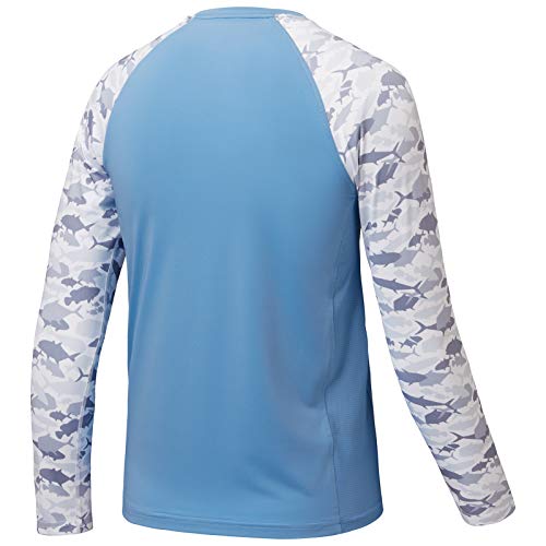 Bassdash Youth Upf50+ Camo Long Sleeve Fishing Shirt Uv Protection Quick Dry Tee #TOP1