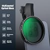 NEEWER 67mm Variable ND Filter Compatible with iPhone, Clip On ND2-32 Neutral Density Phone Lens Photography Accessories Kit Compatible with iPhone 17 16 15 Pro Max Plus 16e 14 13 mini, FL-B25