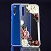 Ueokeird for Galaxy A50 Case, for Galaxy A50 Phone Case with Flowers, Slim Shockproof Clear Floral Pattern Soft Flexible TPU Back Phone Cover for Samsung Galaxy A50 Blossom Flower