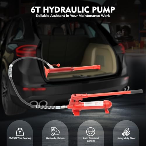 image for Poggyyi 6 Ton Porta Power Kit Jack Hydraulic Car Auto Body Frame Repai