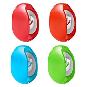 POPETPOP 4 Stks Automatische Kabeloproller Intrekbare Snoeroproller Draad Opslag Huishoudster Voor Usb Kabels Hoofdtelefoon Kabel (Oranje Rood Groen Blauw)