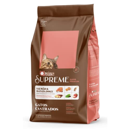 Quatree Supreme Gatos Castrados Salmão e Batata Doce 10,1Kg