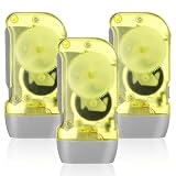 LOLIPPYY Juego de 3 linternas de manivela LED de 3 Luces en plástico