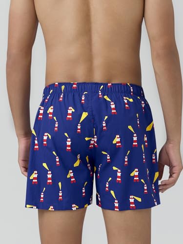 Image of XYXX Men's Remix Regular Fit Cotton Printed Boxer with Dual Pocket & No Marks Waistband (Pack of 2)