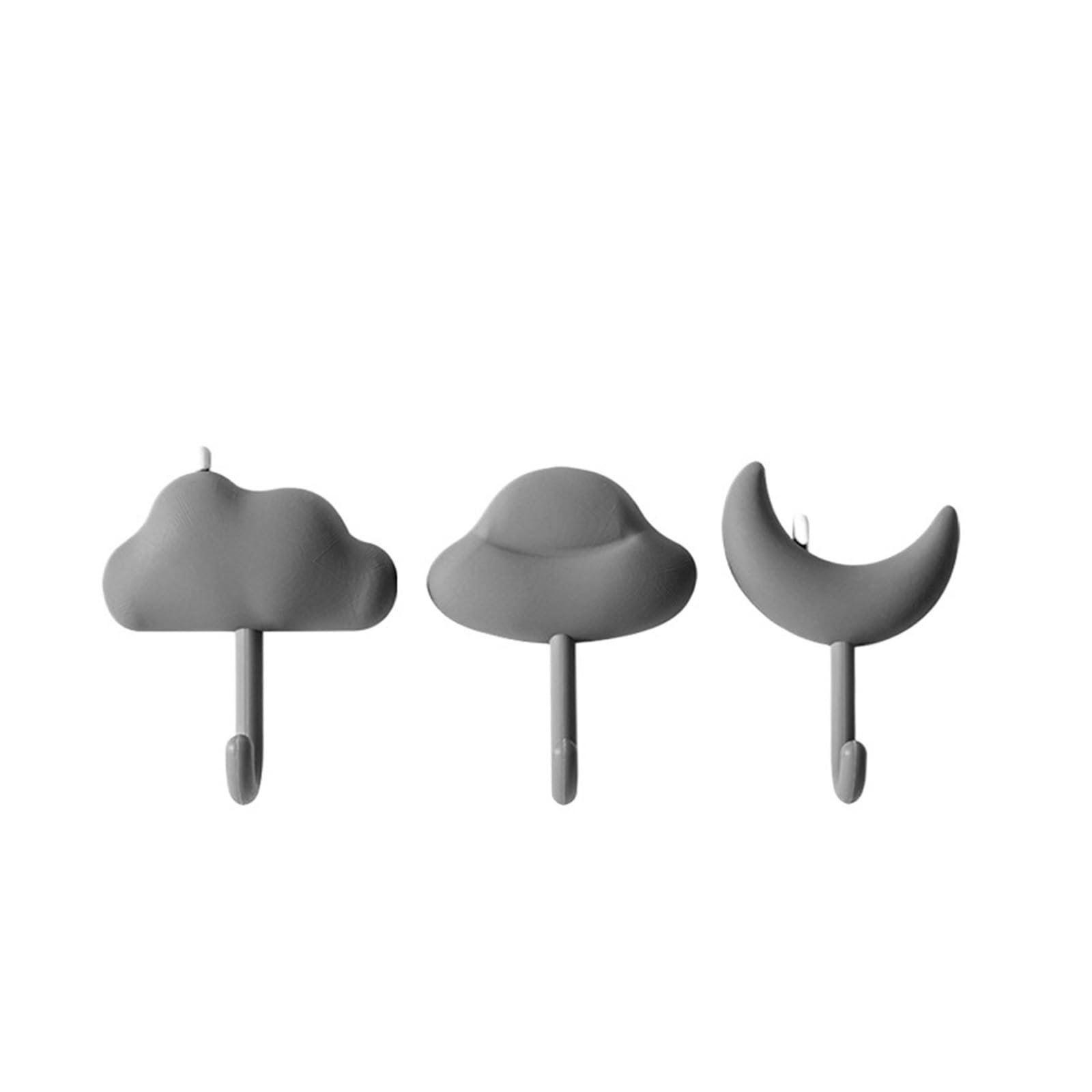 VMDVBNA Coat Hangers Wall Mounted Simple Hooks Sticky for Bathroom Kitchen Non-Perforated(Color2.2)