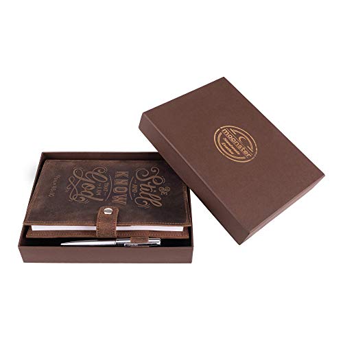 Moonster PS 46 BE STILL JOURNAL Refillable Leather Journal Lined Notebook thumb #7
