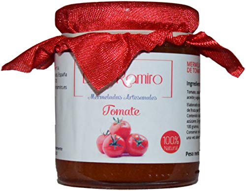 Mermelada Artesana Don Ramiro De Tomate. 100% Natural Elaborado con 70gr De Fruta por 100gr. P.neto 250gr.