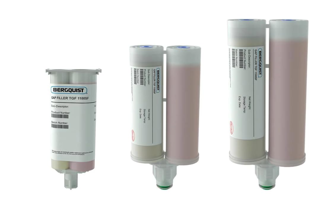 Thermal Interface Products Thermally Conductive GF1100SF-00-15-50CC, Silicone-Free Gap Filling Material, 50CC Dual Cartridge