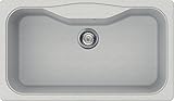 Fox 360 Elleci LGF36052 - Fregadero (86 cm, 50 cm, 24 cm) Color blanco
