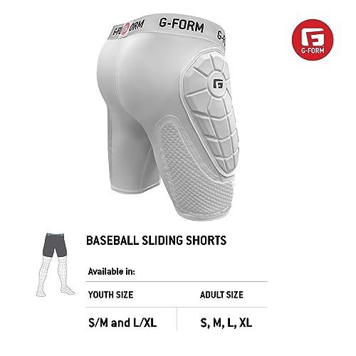 Image of G-Form Heist Fastpitch Sliding Shorts - Padded Compression Softball Sliders for Women & Girls - Protective Athletic Gear