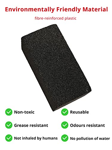ChangWanna Grill Stone Cleaning Block - BBQ Pumice Griddle Grill Cleaning Brick, Magic Barbecue Scrubber Charcoal Stone Cleaner Commercial, Heavy Duty Grill Cleaning Block for Flat Top Rack