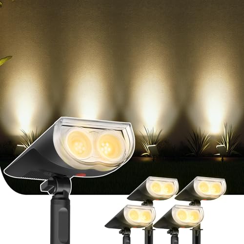 Linkind StarRayS Lampe Solaire Extérieur 3000K Blanc Chaud LED 350 Lm, Marche/Arrêt...