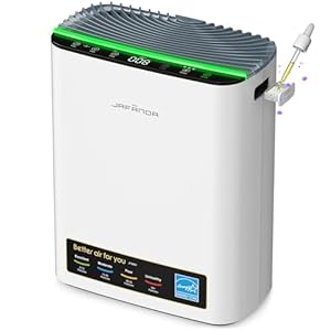 Jafända HEPA Air Purifier for Bedroom, Allergen Air Cleaners for Home Large Room up to 1226ft², Mold Air Purifiers Home, True HEPA Air Filter Removes 99.97% Pet Dander/Hair, Pollen Dust Smoke&VOCs