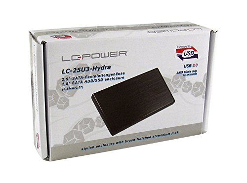 Caja externa para disco 2.5" SATA a USB3.0 LC-Power miniatura 3