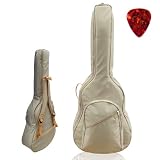Capa Bag Super Luxo para Violão Baby Taylor e Infantil 3/4 Acolchoada Almofadada Espumada Forrada com Alça Mochila Bolso e Zíper Reforçado Case Macia Revestida para Transporte Seguro