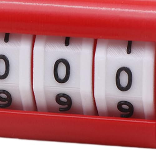 Contador Deportivo 4 Dígitos Portátil Rojo miniatura 6