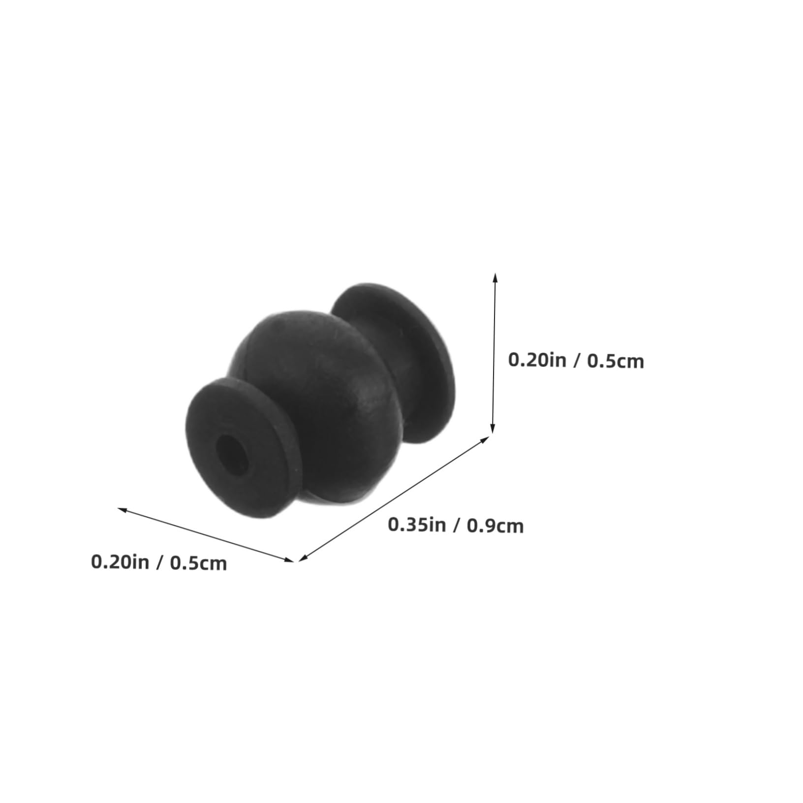 BESPORTBLE Stabilized Flight 10pcs Absorption Damping Rubber Balls Shock Absorbing Car Shock Cushion