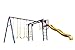Lifetime Monkey Bar Adventure Swing Set, Primary Colors