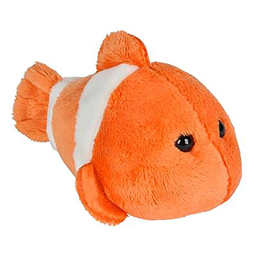 The Dreidel Company Plush Mighty Mights, 3.5" Inch Plush Stuffed, Super Soft And Cuddly Animal Toys, Classroom Decorations, Boys And Girls (Clown Fish) #TOP1