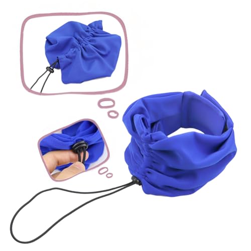 Image of Dog No Shake Ear Wraps Medical Ear Wrap Dogs Ear Cover Anxiety Relief Dog Calming Hood for Grooming Bathing Dogs Ear Muff (Large)
