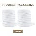 UamGlsob 2 Pairs Flat Shoelaces for New Balance Sneakers, 5/16