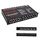 Fydun Auto Audio Grafik Equalizer Universeller Parametrischer Auto Equalizer Tiefpass 7-Band Variable Verstärkungseinstellung High Level Eingangs EQ für Stereoanlage