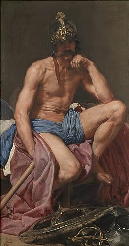 Impression d'affiches Mars Diego Velasquez : toile portrait pour décoration murale