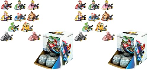 Ya en mundofriki.es: Bizak 30697936 Mario Kart Racers Vehículos Retroficción Juguete, Capsula Sorpresa, Diferentes Modelos para Coleccionar (Paquete de 2)