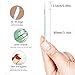 50 PCS Disposable Lip Wands, Lipstick Testers Brush, Glitter Crystal Lip Gloss Brush, Makeup Applicator for Lip Care, Beauty Tool(Crystal Green)