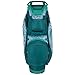 Sun Mountain Women's Stellar Lightweight Cart Golf Bag 14-Way Top - 11 Pockets, Single Strap System, Push-Electric-Riding Cart Compatible Compression Base, 2025 Model - Teal-Slushy-Lace